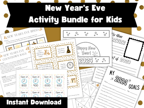 NYE activity bundle with kids