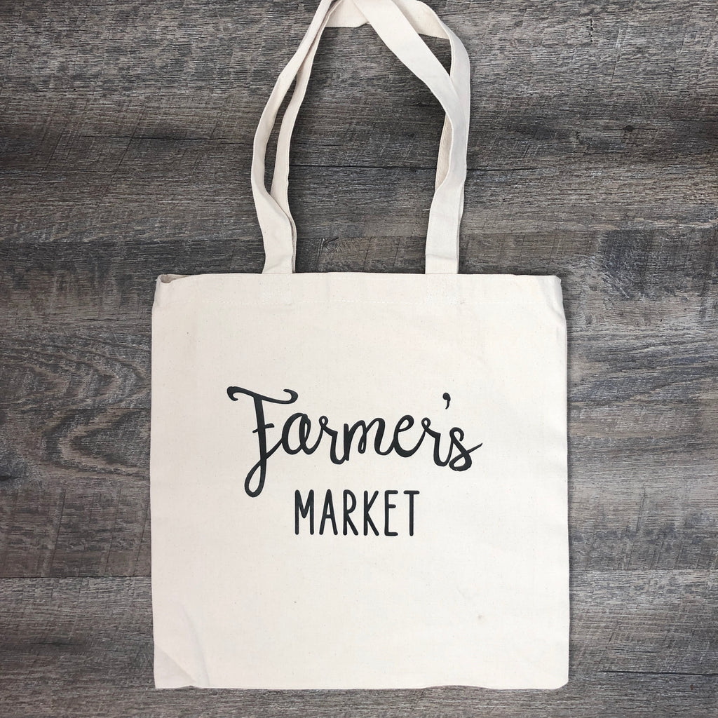 Farmer's Market Canvas Bag | Quiet Book Queen & Crafts in Between