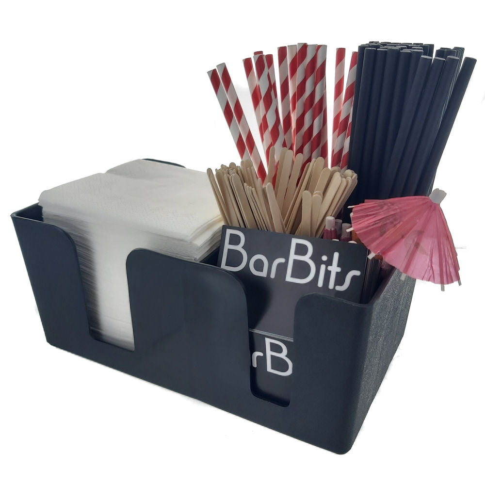 Black Plastic Bar Caddy 