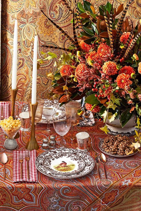 DIY Thanksgiving Table Adult Centerpieces & Decorations