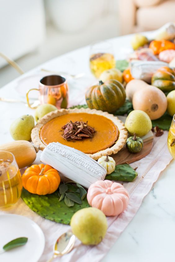 DIY Thanksgiving Table Adult Centerpieces & Decorations