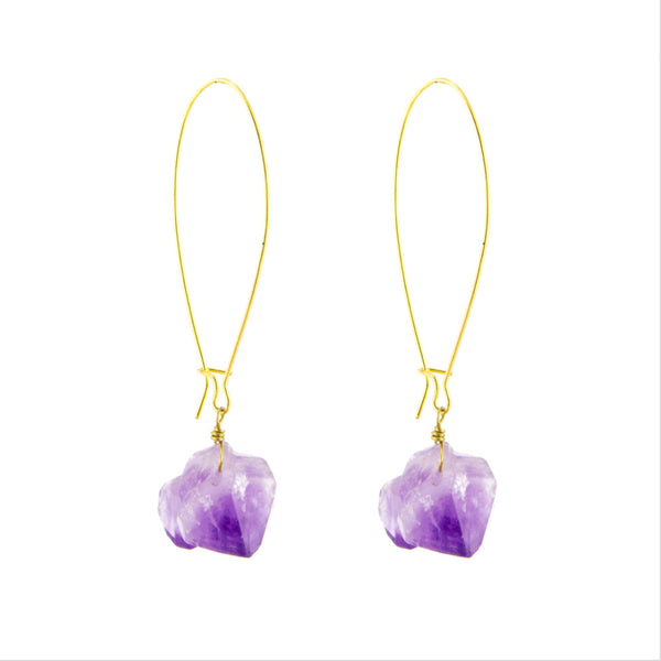 Amethyst earrings - February birthday idea - Birthday Butler