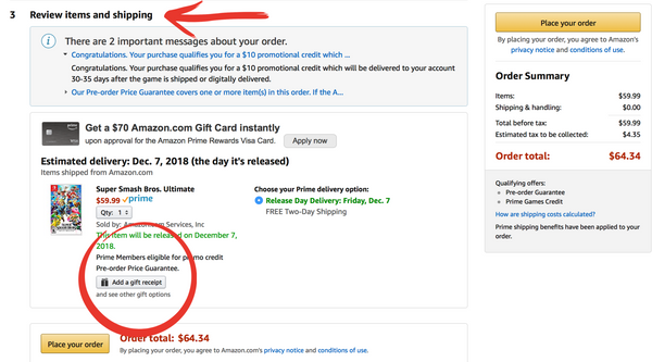 Why You Should Bother Filling Out that Amazon Gift Receipt