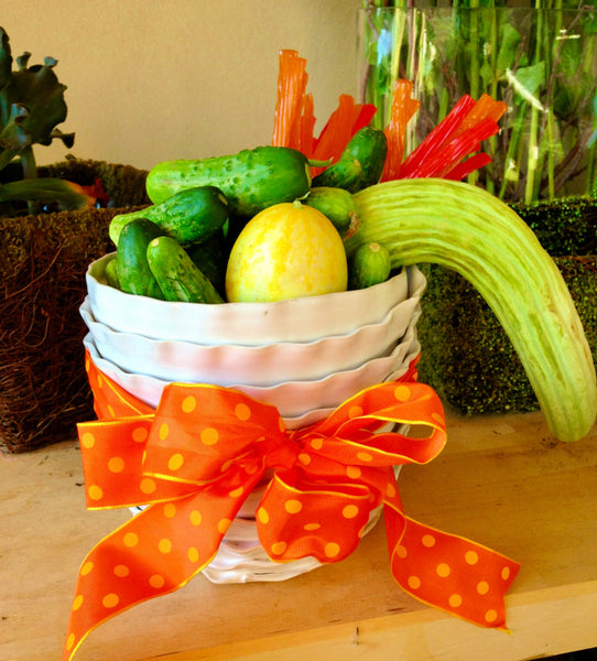 August birthday gift idea from Birthday Butler - planter with cucumbers and licorice