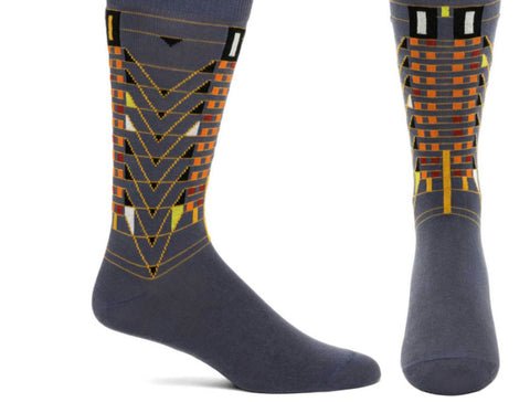 Birthday Butler gift idea- frank lloyd wright inspired socks