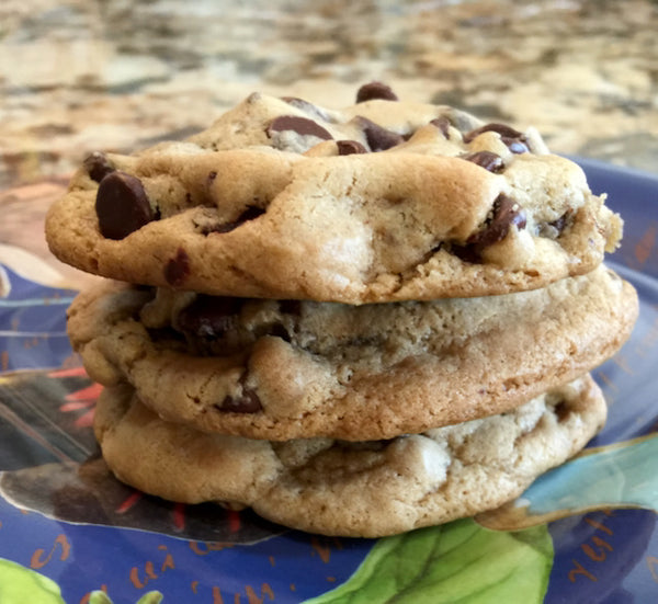 Chocolate chip cookies make a delicious birthday gift for him or her