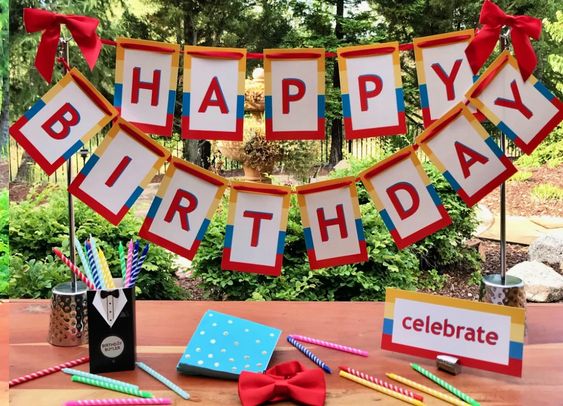 DIY Birthday decorations with paper, Cheap and easy birthday decorations