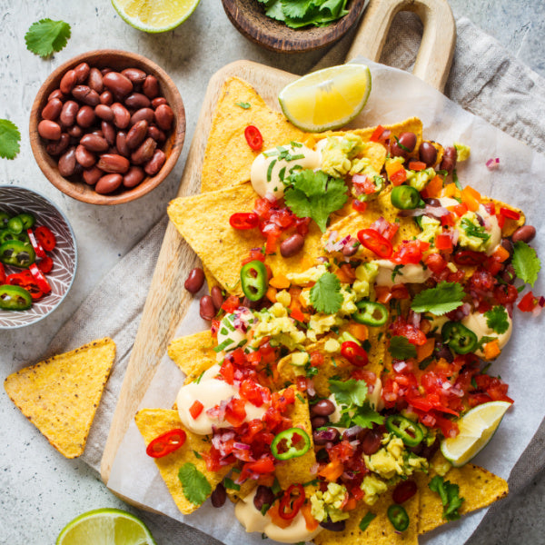 Serve nachos at your Mexican fiesta birthday party-idea from  Birthday Butler