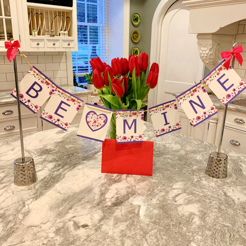 Valentine Day decor and flowers
