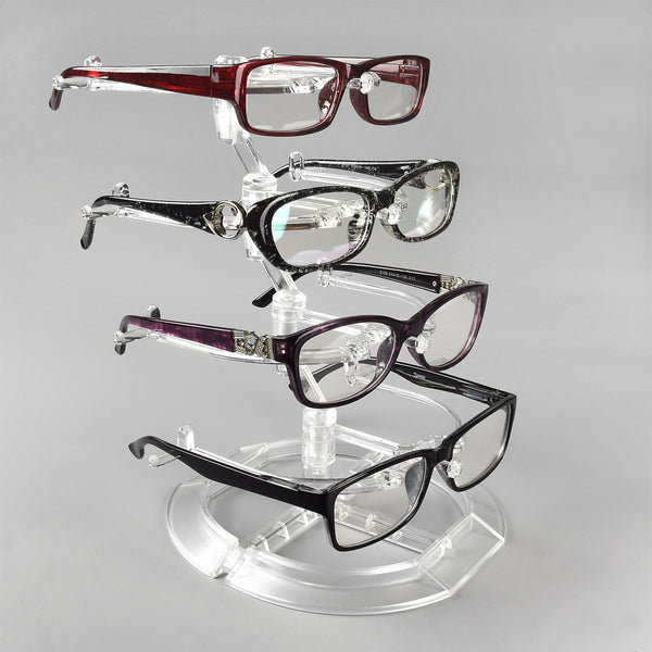 Plastic Eyeglasses Display Rack | 4 Frames | APEX International
