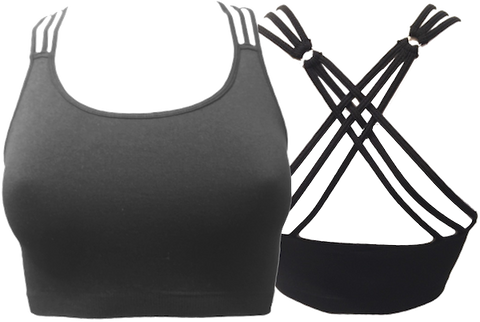 3 strap bralette