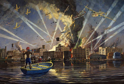 John Wellington | Air Raid Over Greenpoint