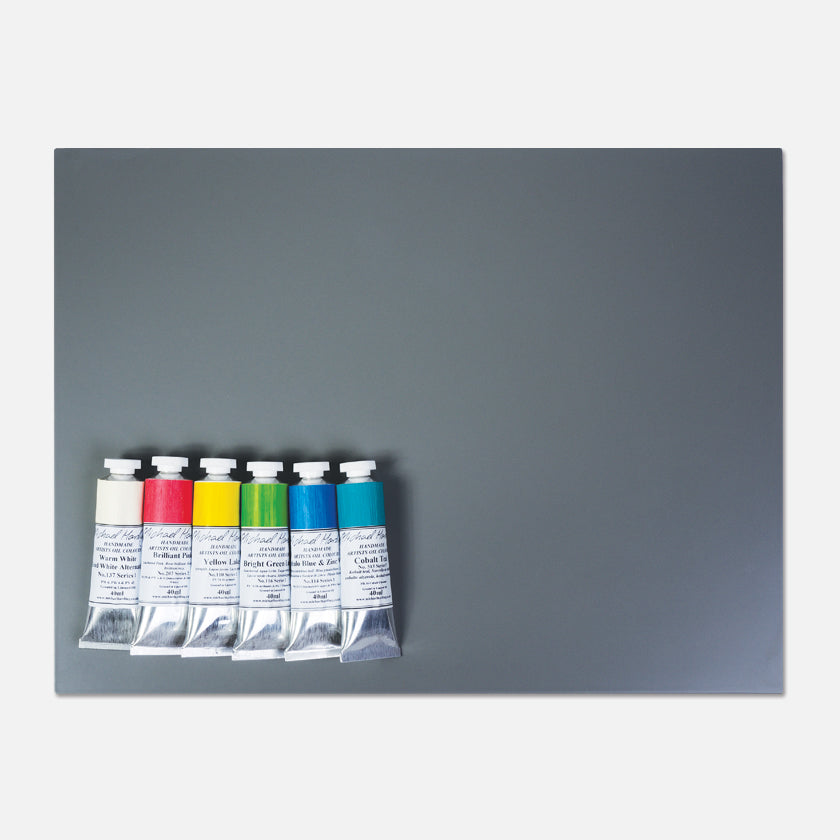 grey paint palette