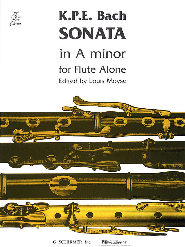 Sonata In A Minor Wq 132 Flute Alone Fcny Music Flutesheetmusic Com