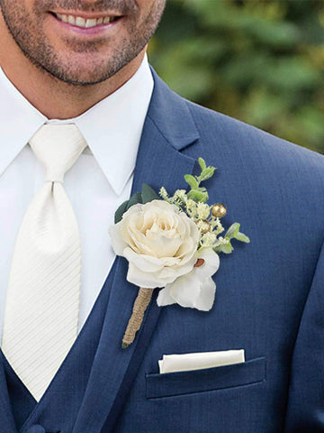 Groom and Groomsmen Boutonnieres