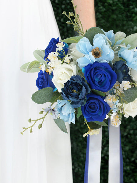 Sapphire Blue Bridal Bouquet 