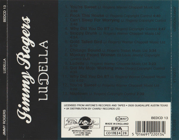 Buy Jimmy Rogers : Ludella (CD, Album) Online for a great price - Feels ...