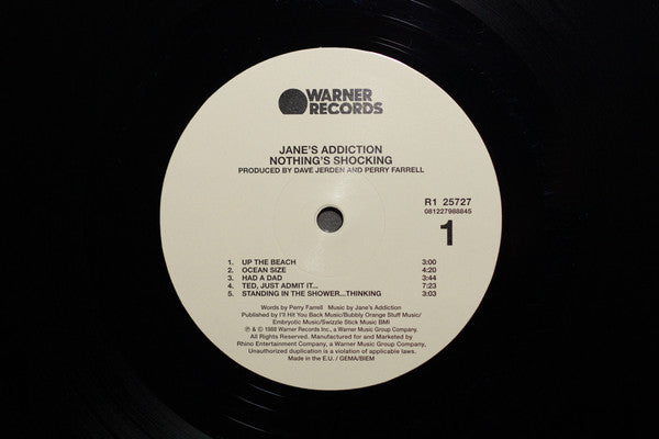 Jane's Addiction - Nothing's Shocking (LP, Album, RE, 180) (M)30