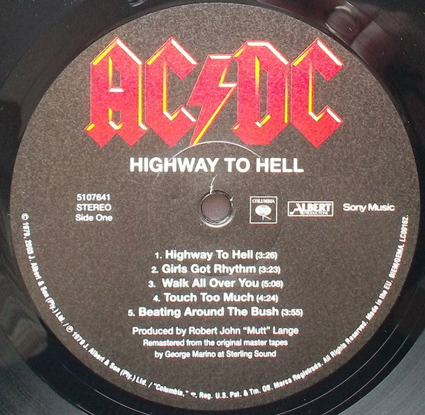 Buy : Highway Hell (LP,Album,Reissue,Remastered,Stereo) Online for a great price – Feels So Good