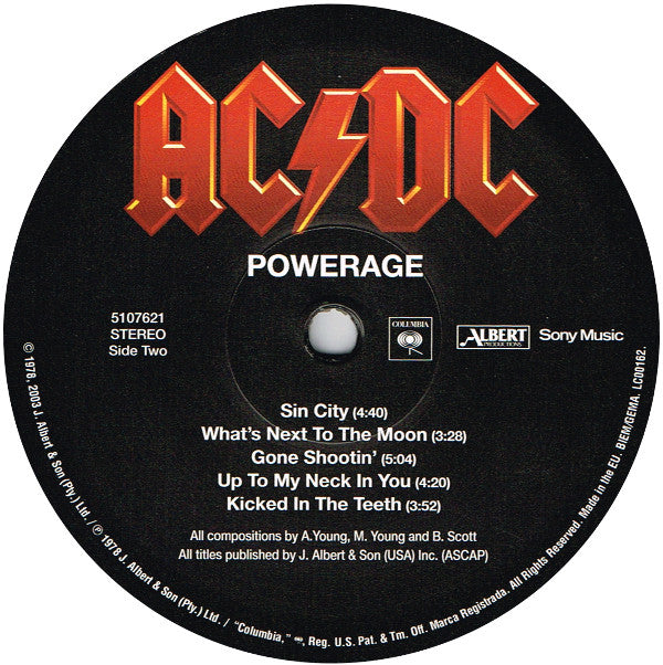 Buy AC/DC : Powerage (LP, Album, RE, RM, 180) Online for great – Feels So Good