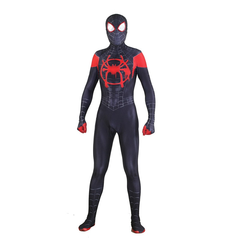 Spider Man Into The Spider Verse Miles Morales Costume Cosplay Palace