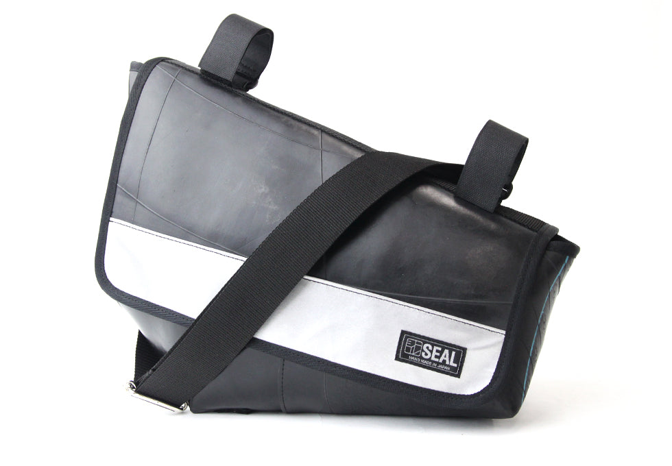 Multi-ways Bicycle Bag, Recycled Tire Tube Bag