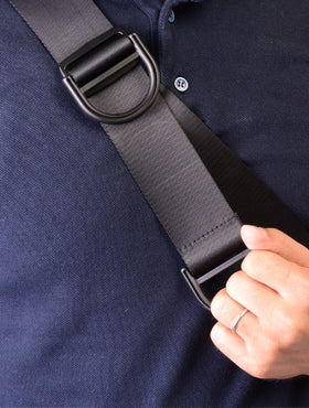 SEAL Expandable Handmade Recycled Inner Tube Sling Backpack
