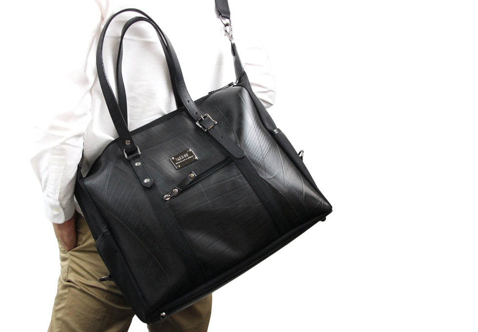 SEAL Recycled Tire Tube Made In Japan Boston Tote