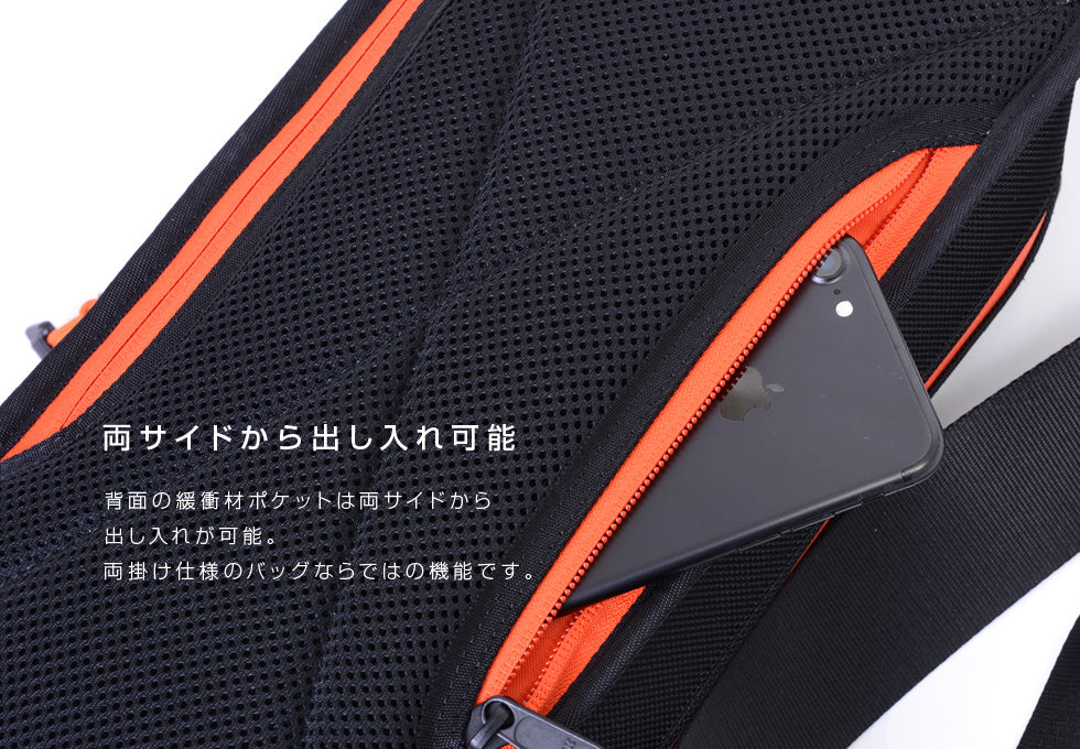 SEAL recycled Tire tube Smart Sling Backpack from Japan