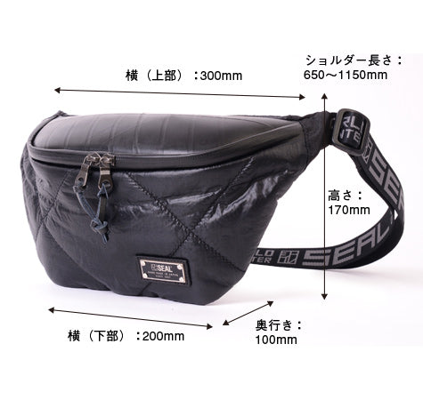 SEAL x FUJIKURA Parachute Waist Body Bag AIR MODEL L size (FS-025) - SEAL  Brand International