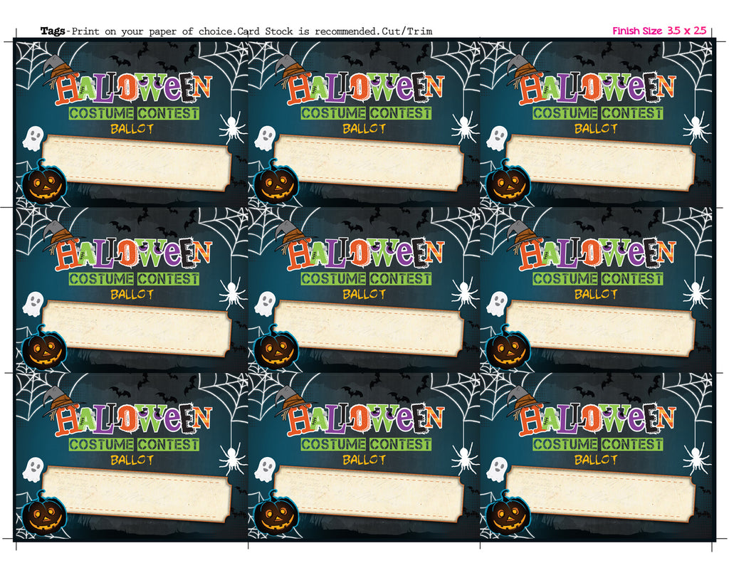 halloween-costume-contest-ballot-tags-voting-card-printable-entry