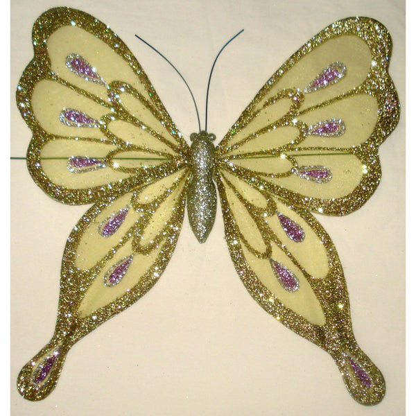 Butterfly Decoration Organza Glitter Wings – www.fairy.com.au