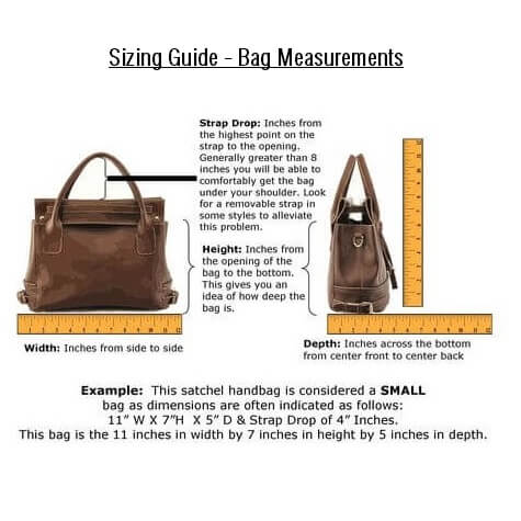 Bag Size Chart | semashow.com