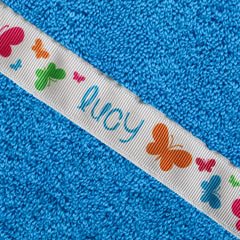Pre-made personalised hooded towels (names beginning with 