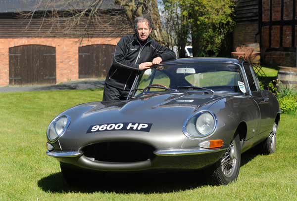 Philip Porter with his E-type 9600HP