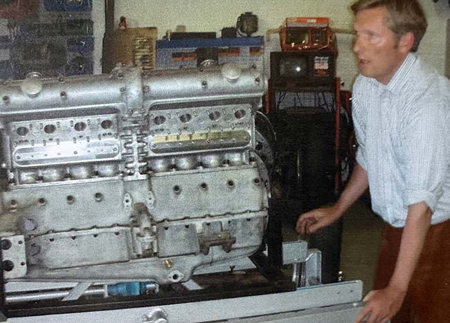 Non-original Alfa Romeo 2900 B engine