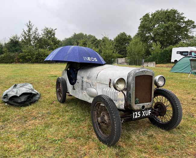 Camping with an Austin 7