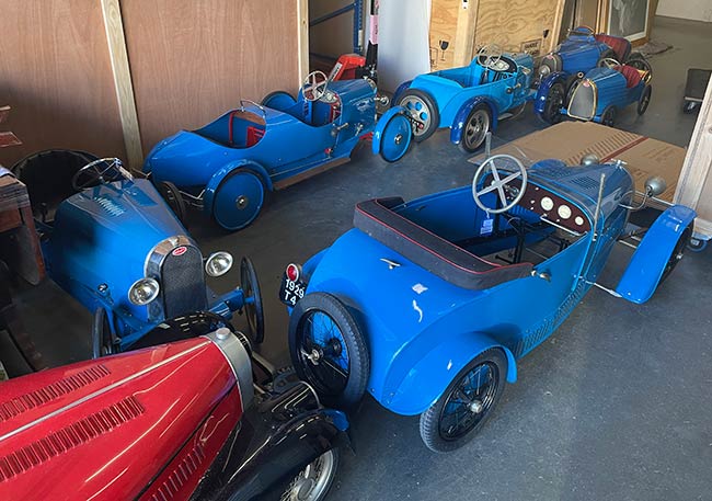 Pedal car collection