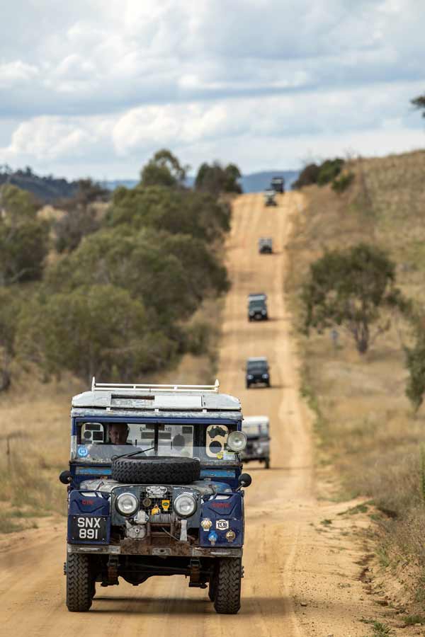 Driving in the outback