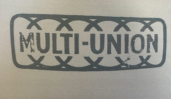 Multi-union badge