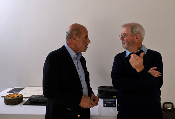 Paul Lanzante in conversation with McLaren F1 designer Peter Stevens