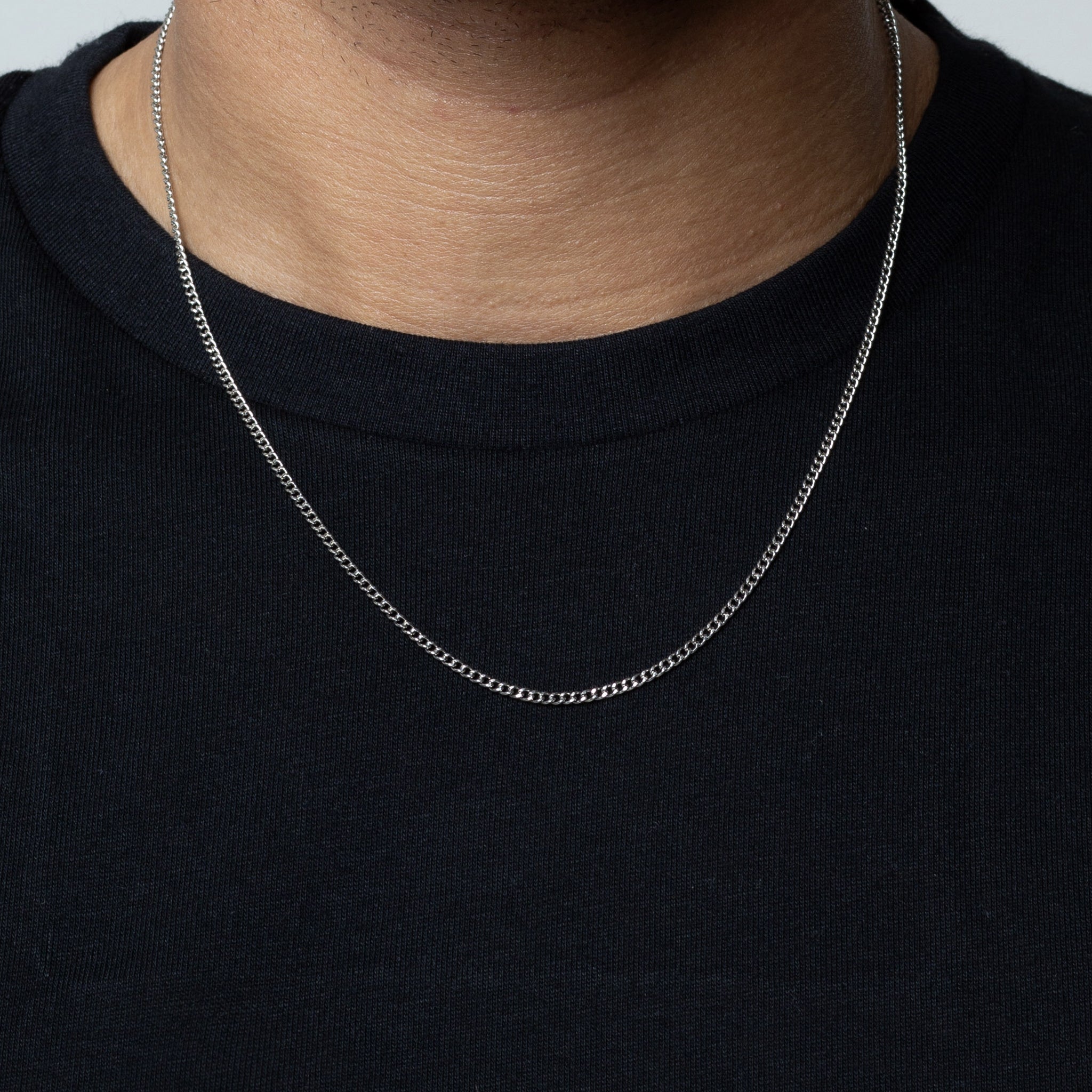 50cm silver chain