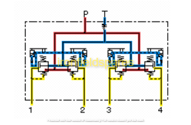 sany pilot stepper valve diagram