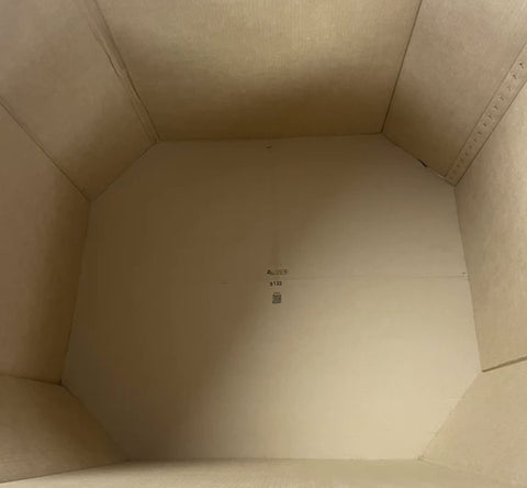 inside an octabin looking from above