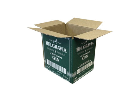 cheap cardboard boxes with green print
