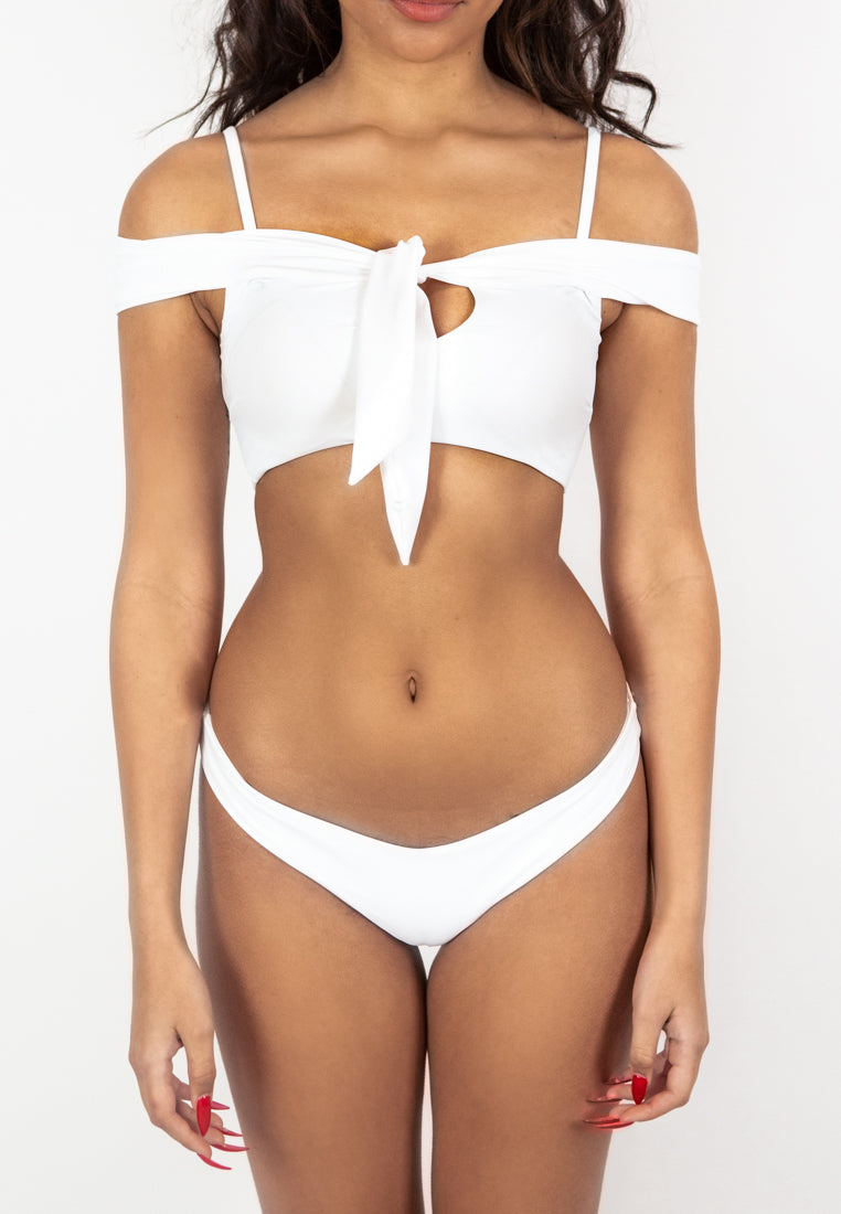 white cheeky bathing suit bottoms