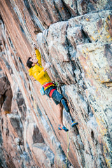 Craig DeMartino climbing with prosthetic leg image Pongoose blog