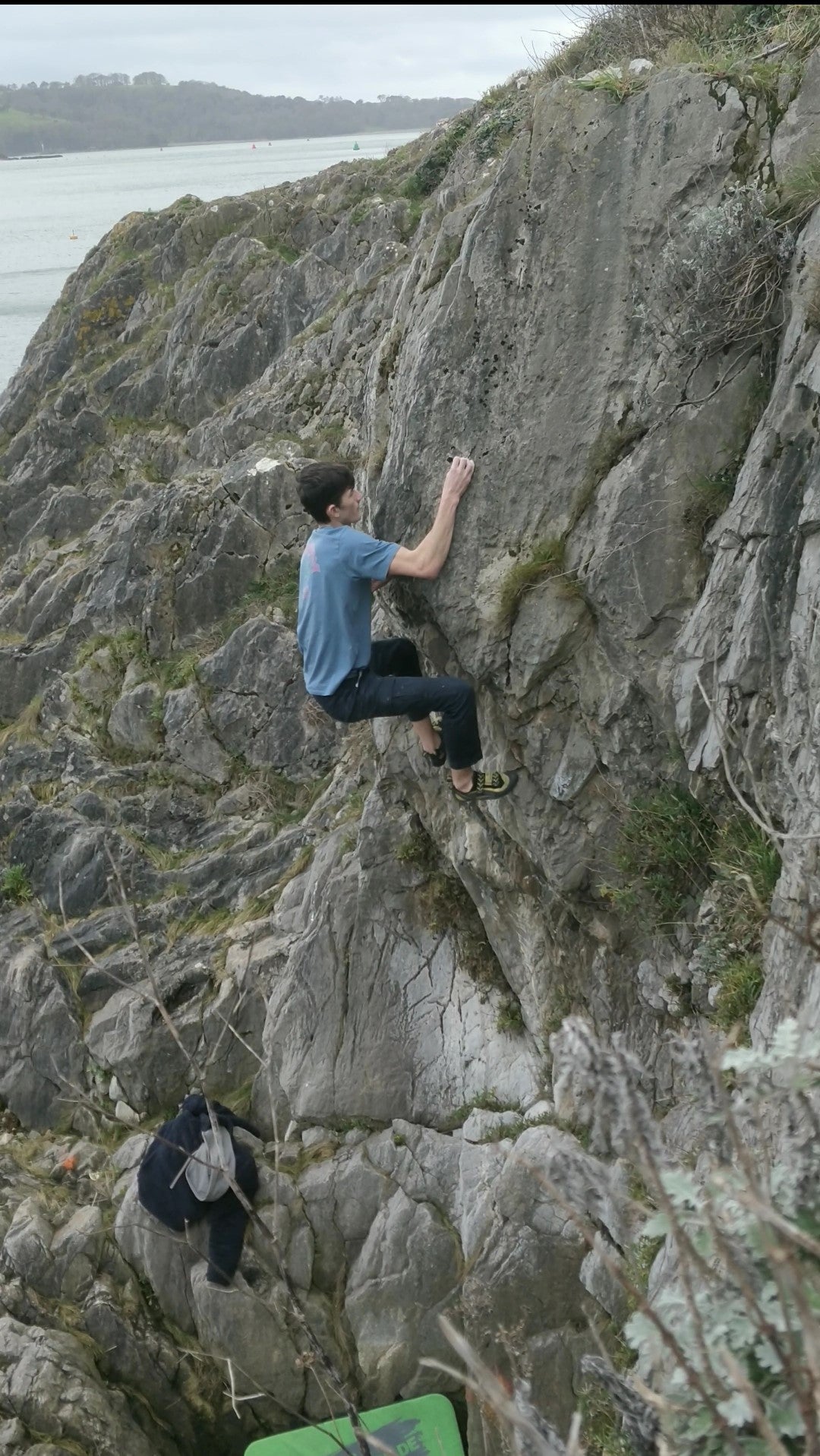 Pongoose Blog: Seb Miller bouldering in Plymouth image