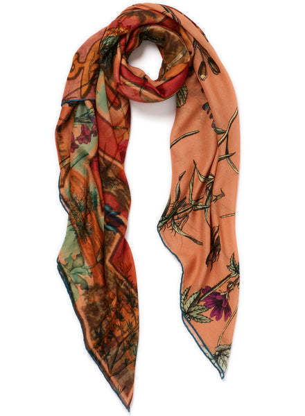 JANE CARR | Luxury Printed Silk and Cashmere Scarves