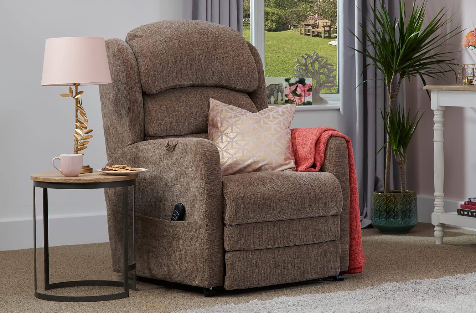 An image of Bampton Classic Automatic Rise and Recline Chair With Dual Motor from Middletons...